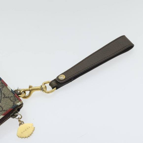 GUCCI GG Supreme Clutch Bag PVC Beige 473915 Auth 89765 - Picture 7 of 16